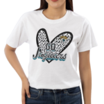 Jacksonville Jaguars G iii 4her By Carl Banks Womens Animal Print Heart Fitted 2024 Shirt