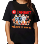 Horror Movie Characters Target You Can’t Sit With Us Halloween 2024 Shirt