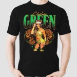 Chelsea Green Wrestler Flowers Graphic Shirt