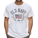 Old Navy 2024 30Th Anniversary American Flag Shirt