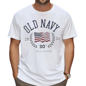 Old Navy 2024 30Th Anniversary American Flag Shirt