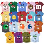 Custom M And M Candy Face Halloween Matching Shirt