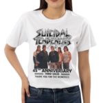 Suicidal Tendencies 45th Anniversary 1980 2025 Signatures Thank You For The Memories Shirt