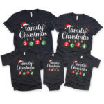 Family Christmas 2024 Matching Family Christmas Party Shirt, Family Winter Matching Christmas Pajama Shirt