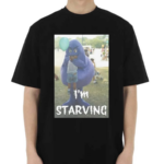 Grimace Meme I Am Starving Shirt