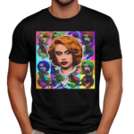 Ice Spice Portrait Rainbow Colors Shirt