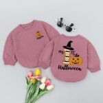 Custom My 1st Pumpkin Halloween Matching Baby Romper