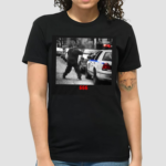 The Man Shooting The Police Car 666 Shirt