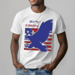 Bald Is Beautiful American Flag Shirt