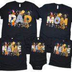 Winnie The Pooh And Friends Halloween Birthday Matching Shirt