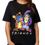 Winnie The Pooh Best Friends Eeyore And Tigger Fan Painting Shirt