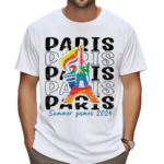 USA Eiffel Tower Summer Games 2024 Shirt