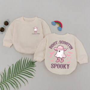 Custom Boot Scootin Spooky Halloween Matching Baby Romper