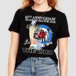 60th Anniversary Made In 1964 For 2024 The Who Signatures Shirt