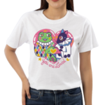 Harlequin X Pierrot Clown Love Shirt