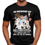 Orlando Cepeda Thank You The Memory Shirt