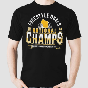 Wisconsin Wrestling Federation Freestyle Duals 2024 National Champions Shirt