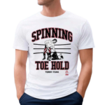 Terry Funk Spinning Toe Hold Ringer 2024 Painting Shirt