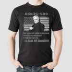 Stand With Steve Bannon 05635-509 To Save My Country Shirt