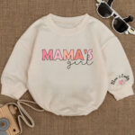 Custom Name Mamas Girl Birthday Baby Romper