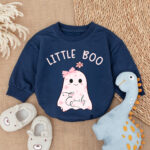 Custom Name Little Boo Baby Romper, Birthday Baby Shower Gifts