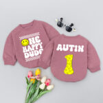 Custom One Happy Dude Matching Birthday Baby Romper