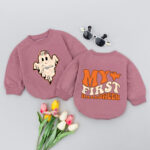 Custom Name Little Boo My First Halloween Baby Romper, Birthday Gifts For Baby