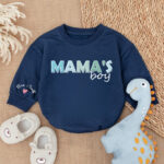 Custom Name Mamas Boy Birthday Boy Baby Romper