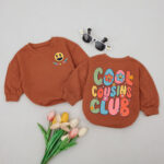 Custom Cool Cousins Club Birthday Matching Baby Romper