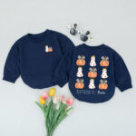 Custom Pumpkin Spooky Halloween Birthday Baby Romper