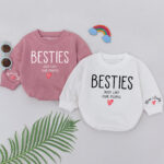 Custom Name Besties Just Like Our Moms Baby Romper