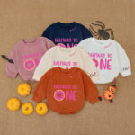 Custom Name Half Way To One Donut Birthday Baby Romper