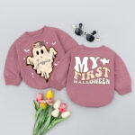 Custom Name Little Boo My First Halloween Baby Jumpsuit