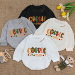 Custom Name Little Turkey Gobble Gobble Baby Romper