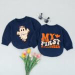 Custom Name Little Boo My First Halloween Baby Romper, Birthday Gifts For Baby