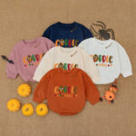 Custom Name Little Turkey Gobble Gobble Baby Romper