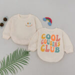 Personalized Smile Cool Cousin Club Birthday Baby Romper