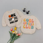 Custom Name One Spooky Cool Cousins Club 2 Sides Baby Romper