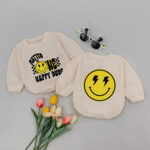 Custom Name Smile Matteo Is One Happy Dude Baby Romper