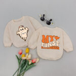 Custom Name Little Boo My First Halloween Baby Romper, Birthday Gifts For Baby