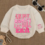 Custom Name Smile In My Momas Lil Girl Era Baby Romper