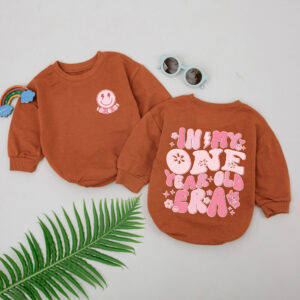 Custom Name In My One Year Old Era Matching Baby Romper