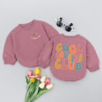 Custom Name Cool Cousins Club Matching Baby Romper