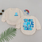 Custom Name Smile In My One Year Old Era Baby Romper