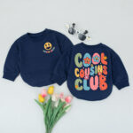 Custom Cool Cousins Club Birthday Matching Baby Romper