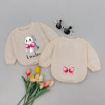 Personalized Little Boo Halloween Matching Baby Romper