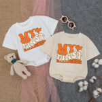 Custom Name Little Boo My First Halloween Baby Jumpsuit