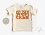 Cousin Crew Onesie Boho Retro Bodysuit Cute Cousin Natural Onesie