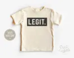 Legit Baby Onesie Funny Modern Bodysuit Boys Natural Baby Onesie