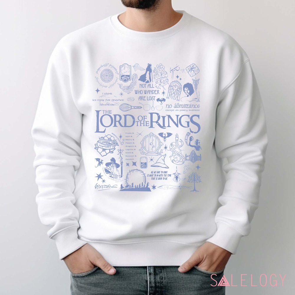 Lord Of The Rings Not All Who Wander Are Lost Shirt